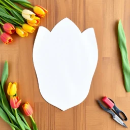 Hvordan man bruger tulipan crepepapir skabelon