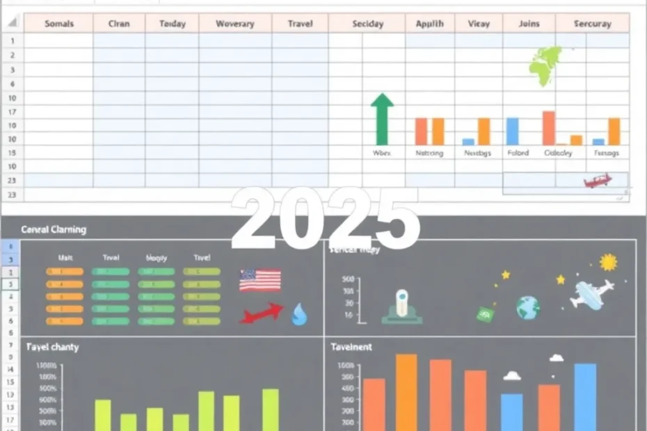 ferieplanlægning excel skabelon 2025
