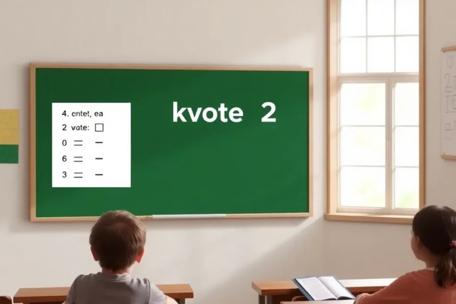 kvote 2 test eksempel