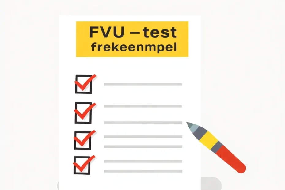 fvu-test eksempel
