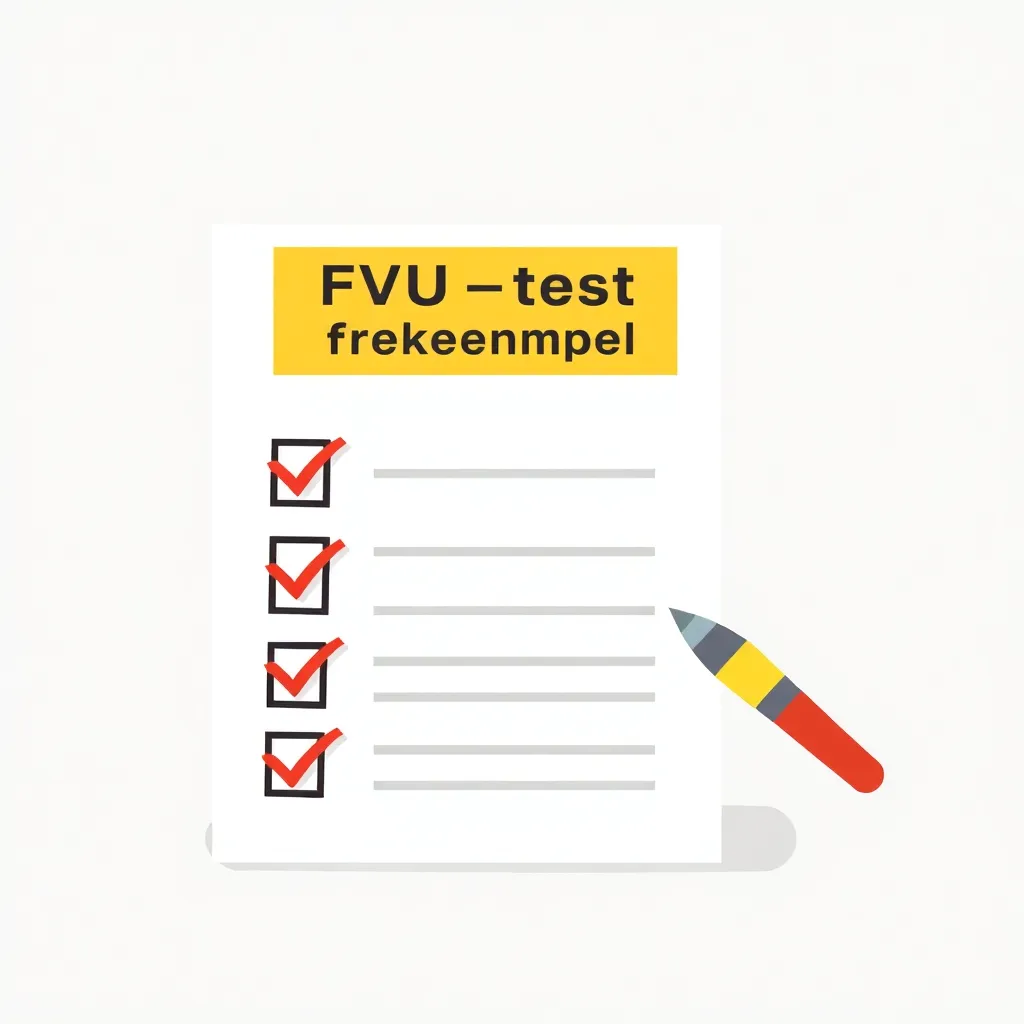 fvu-test eksempel