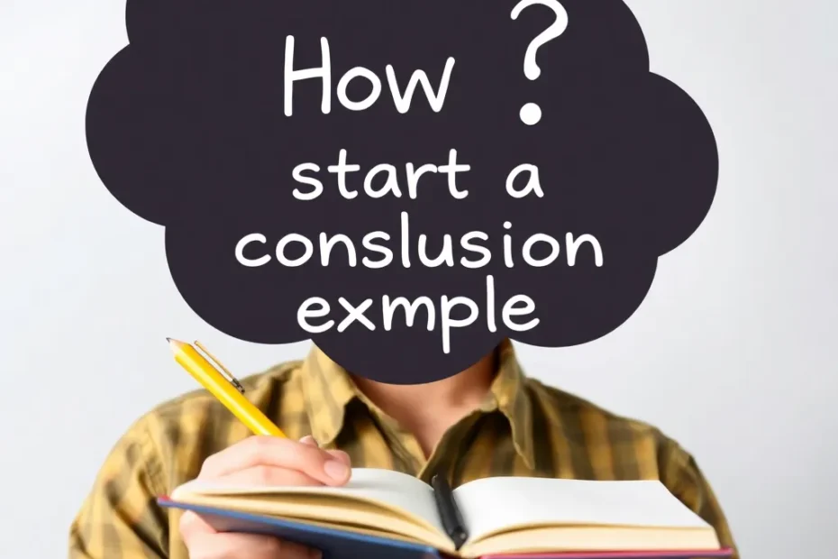 hvordan starter man en konklusion eksempel