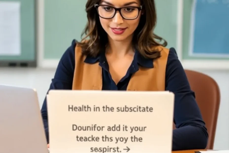 lærervikar ansøgning