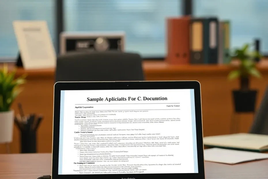 uopfordret ansøgning eksempel kontor